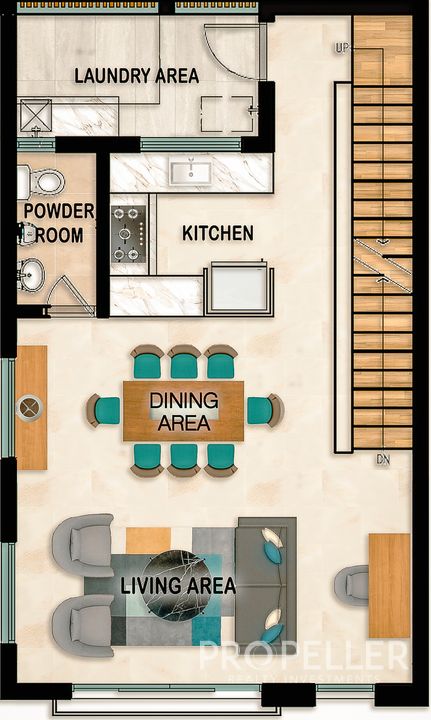 Monte de Piedad Street, E. Rodriguez, Quezon City – 3-Storey Townhouse with Pool (Ready for Occupancy) - Image 5