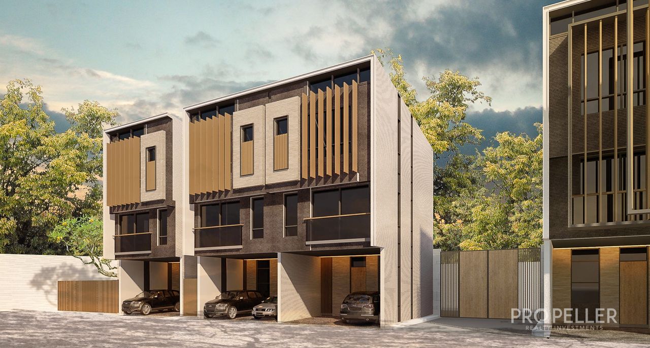 Monte de Piedad Street, E. Rodriguez, Quezon City – 3-Storey Townhouse with Pool (Ready for Occupancy)