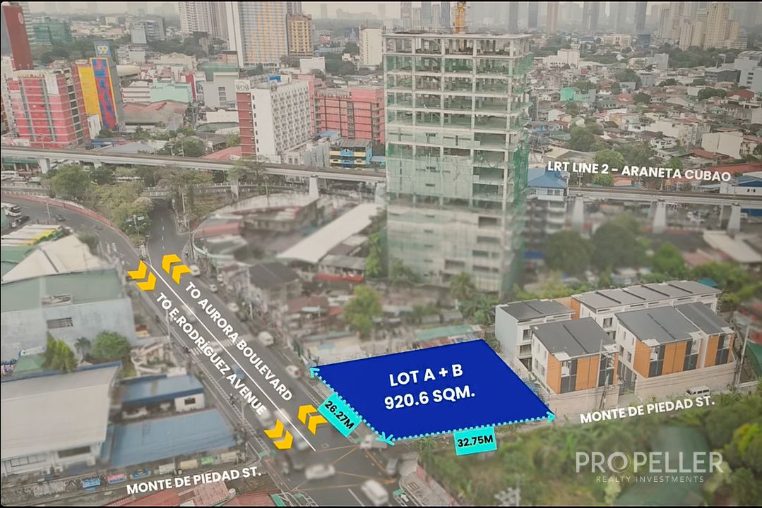E. Rodriguez Avenue corner Monte de Piedad Street, Quezon City – 2 Adjacent Commercial Lots - Image 3